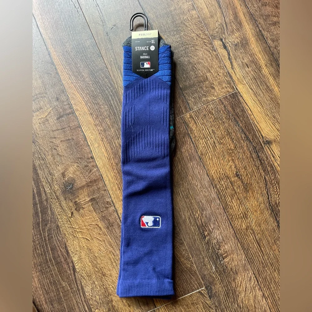🛜 NWT 🛜 Stance MLB Men's Baseball Socks, Blue XL - Picture 4 of 5